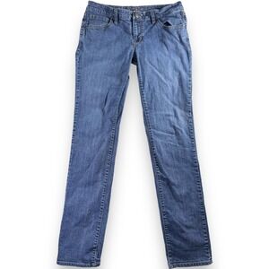 ForMe Tailored Jeans Womens 11 Light Blue Straight Leg Embroidered Back‎ Pocket